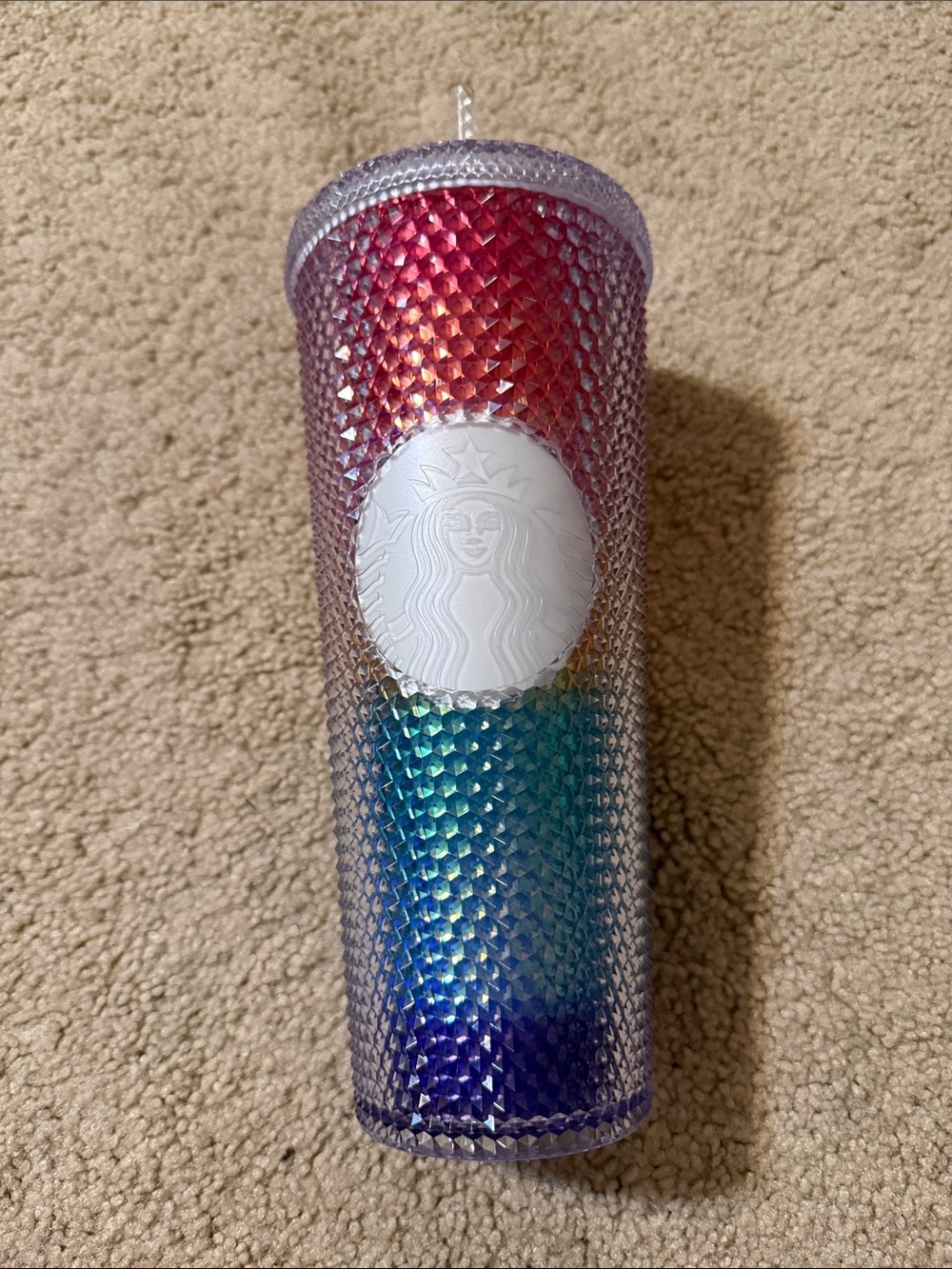 NWT Starbucks 24oz Rainbow Studded Cup